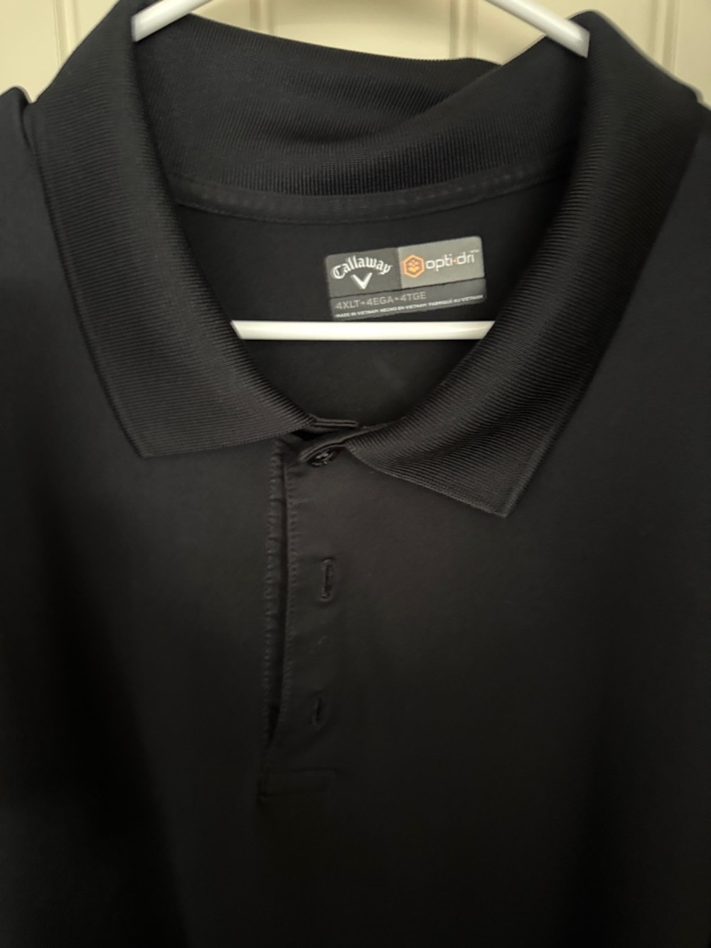 Callaway Black Performance Opti-Dri Polo